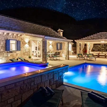 Traditional Stone Poolside In *
