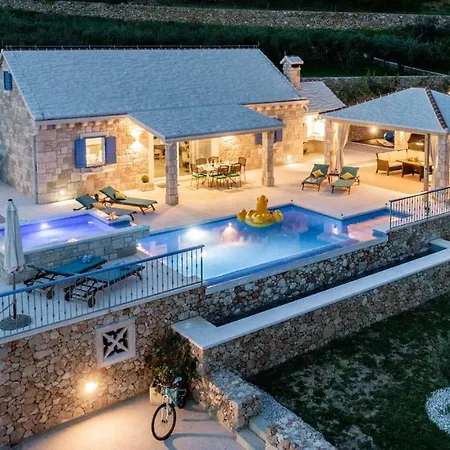 Traditional Stone Poolside In Villa